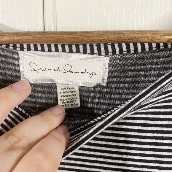 French Laundry - Stripped Babydoll Shirt - Picture 7 of 7